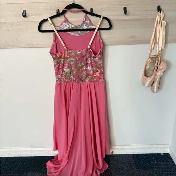 Weissman lyrical ballet costume, rose floral, LA - Picture 6 of 9
